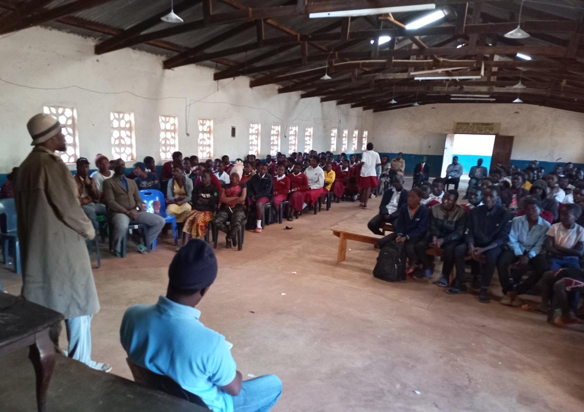 School outreach in rural Malawi